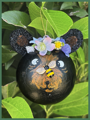 2025 Buzzy Bee Bear Ornament by Deede Edele