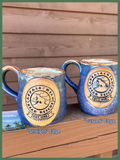 Handmade Pottery Mug in Blue - 2 Variations!