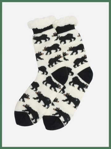 Sherpa Lined Cabin Socks