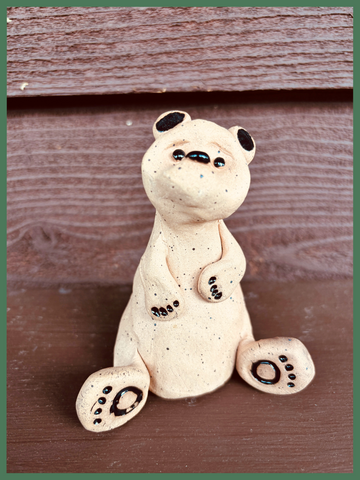 Handmade Pottery Bear