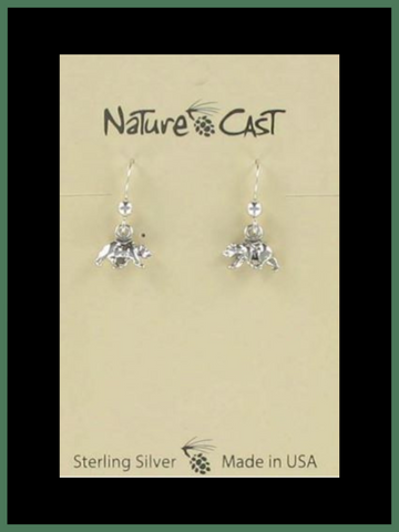 Earrings Sterling Silver Dangle Bears